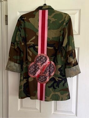 Camouflage Utility Jacket - Green Camo
